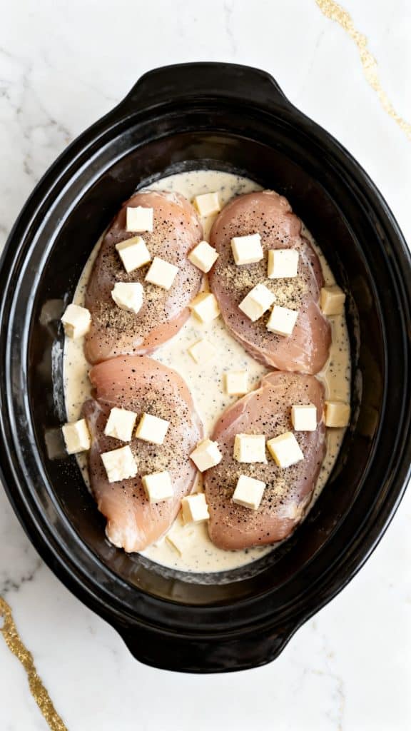Crock Pot Olive Garden Chicken Alfredo Pasta