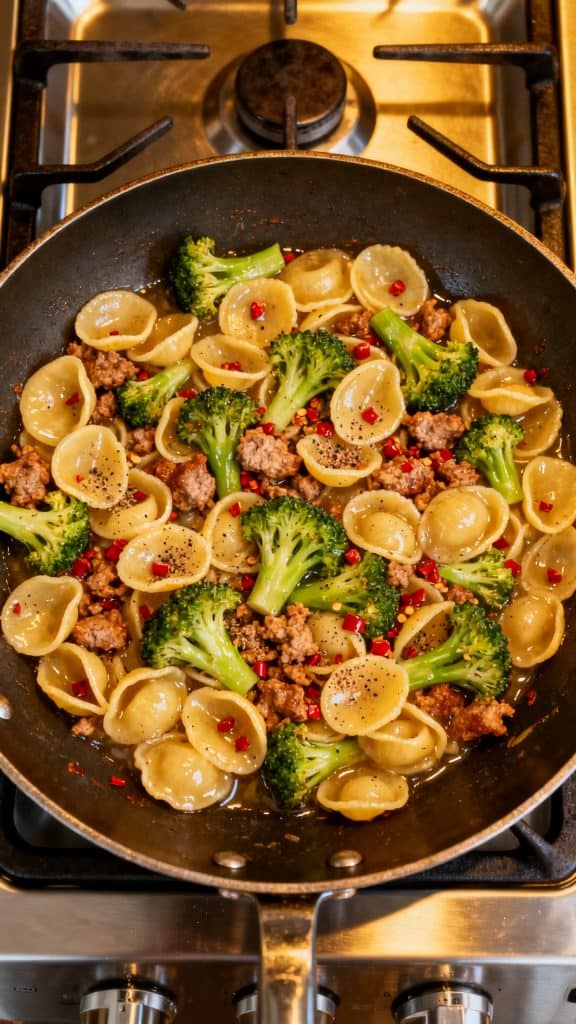 Orecchiette with Sausage and Broccoli