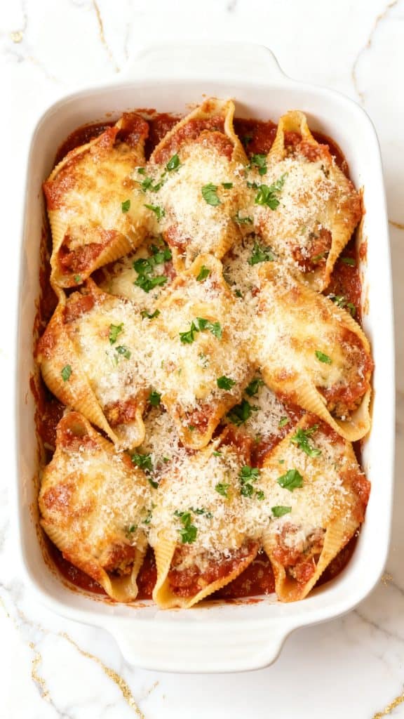 Sausage & Ricotta Stuffed Shells