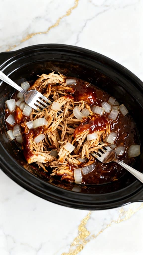 Crockpot Italian BBQ Chicken