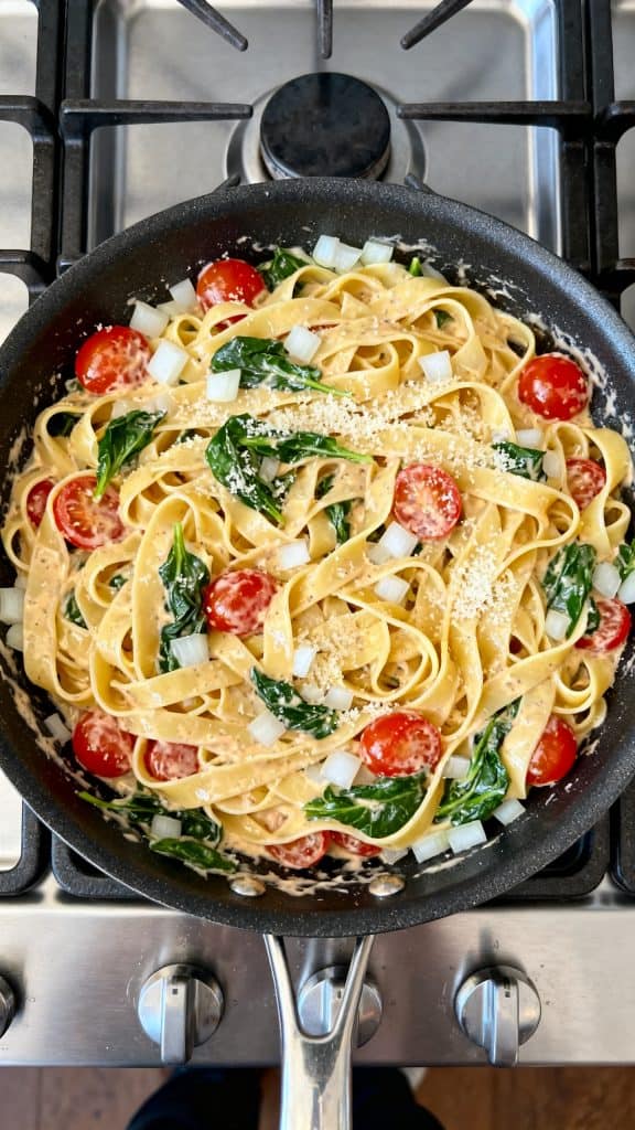 Italian Summer Dinner Party Menu: Creamy Tuscan Chicken Pasta