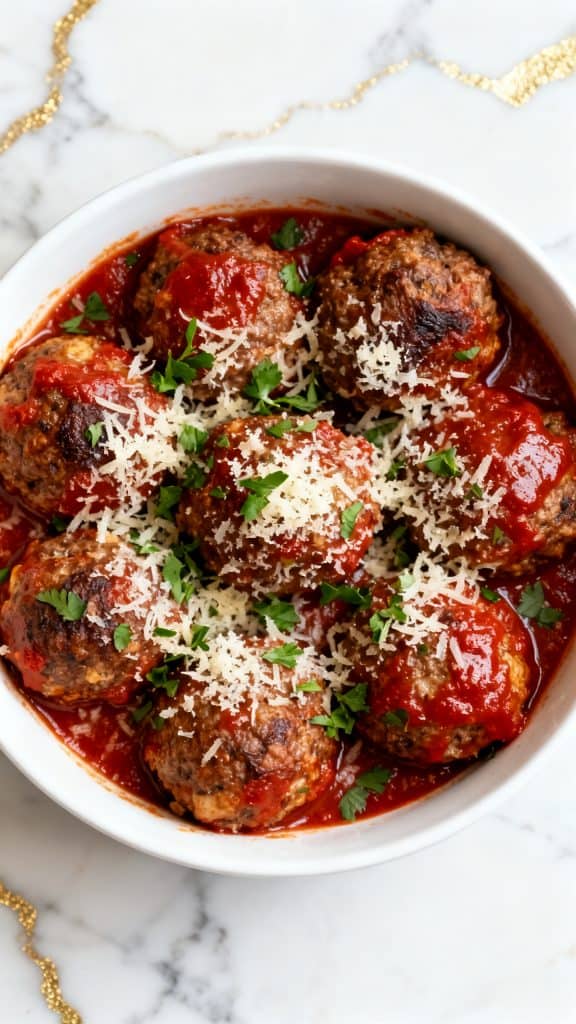 Easy Oven-Baked Italian Meatballs Recipe