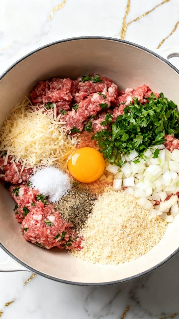 Stuffed Meatballs with Mozzarella Cheese