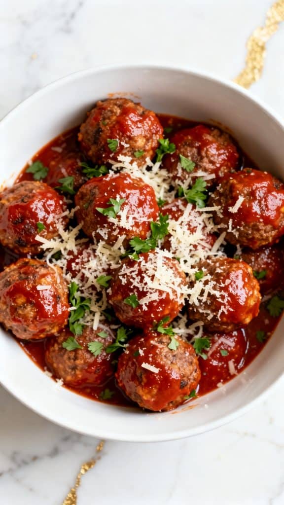 Easy Oven-Baked Italian Meatballs Recipe