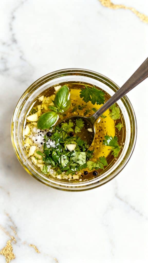 Italian Grilled Eggplant with Basil and Parsley