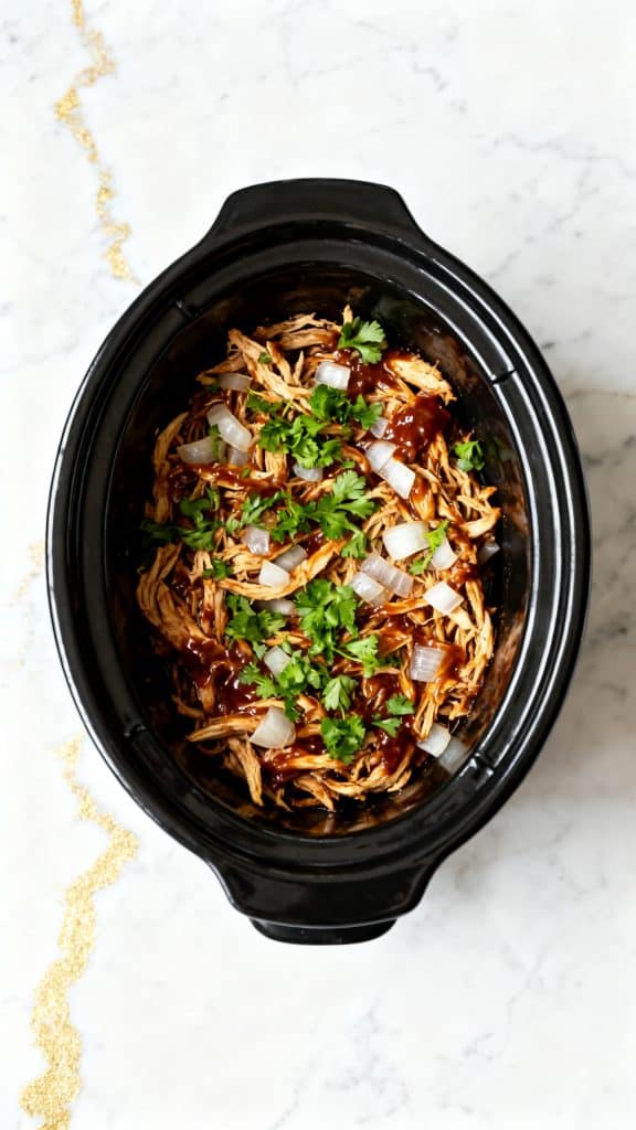 Crockpot Italian BBQ Chicken