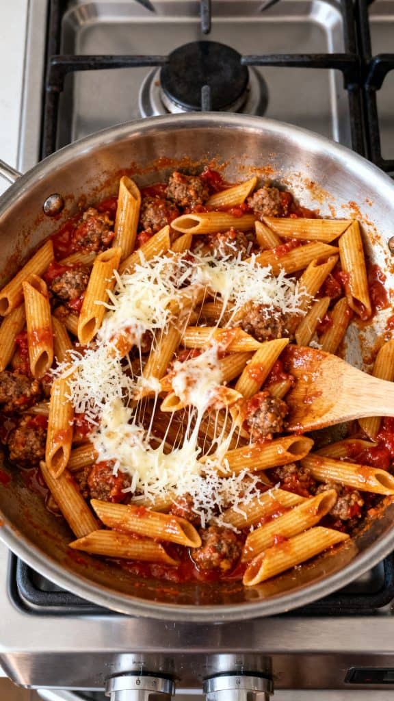 Italian Sausage Baked Penne