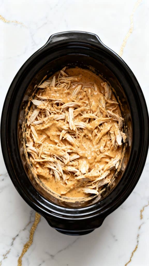 Crockpot Zesty Italian Chicken Pasta