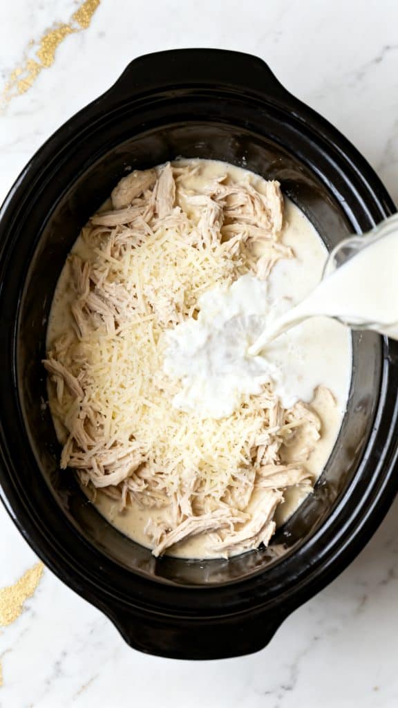 Crock Pot Olive Garden Chicken Alfredo Pasta