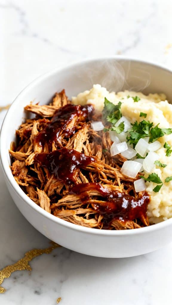 Crockpot Italian BBQ Chicken
