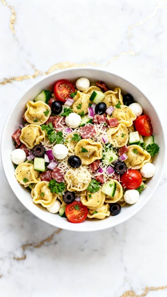 Italian Tortellini Pasta Salad
