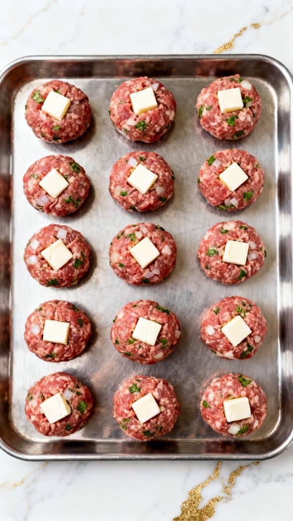 Stuffed Meatballs with Mozzarella Cheese