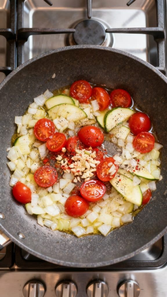 Tomato Zucchini Pasta
