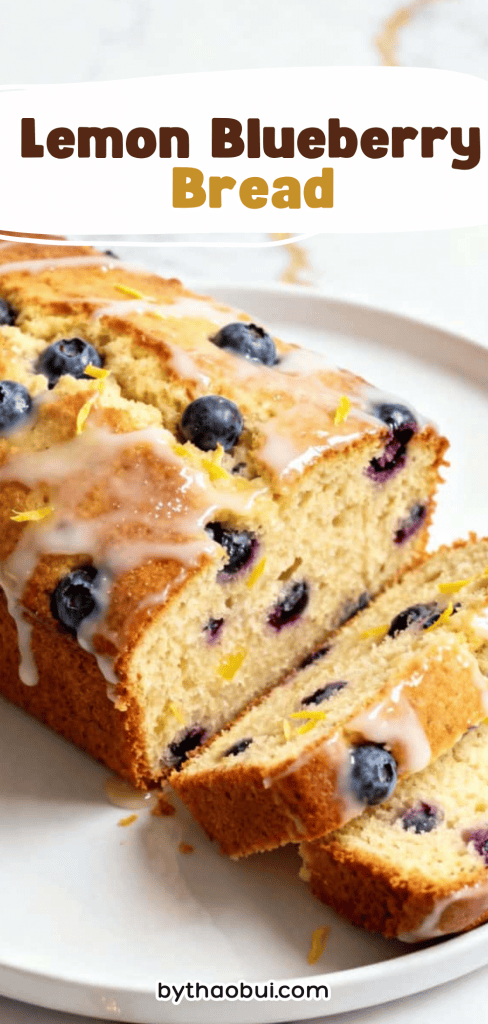 Sometimes I want a homemade dessert that feels bright and fresh instead of overly rich and heavy. Lemon Blueberry Bread is a soft Lemon Blueberry Loaf packed with juicy berries and citrus flavor, making it one of my favorite Lemon Dessert Recipes. 📌 Save this pin for later and keep this Lemon Blueberry Bread Recipe ready for your next sweet craving!