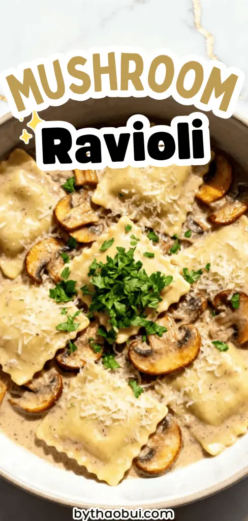 Some nights I want an Italian dinner that feels special without spending hours in the kitchen. This mushroom ravioli is packed with rich flavor, made with a creamy mushroom ravioli sauce and fresh ravioli for an easy homemade-style meal. Save this for your next pasta night when you're craving comforting Italian recipes. 🇮🇹✨