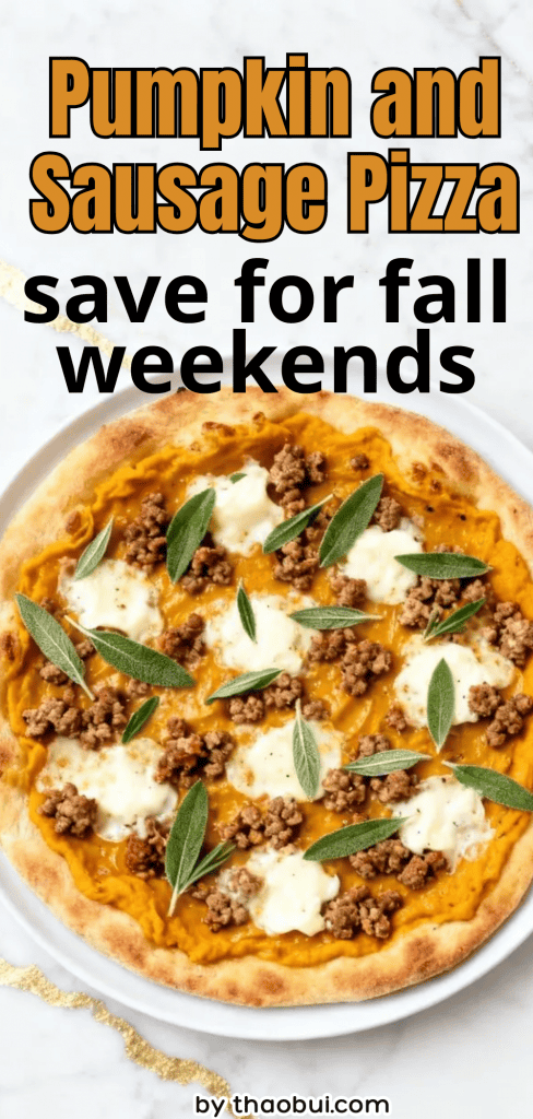 When the weather cools down, I always crave a warm pizza with rich seasonal flavors. Pumpkin and Sausage Pizza combines savory pumpkin sauce, spicy sausage, melty cheese, and a golden crust for a cozy fall dinner. Save this homemade fall pizza for your next pizza night 🎃🍕