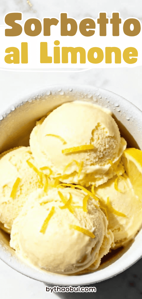Sometimes you want something sweet after dinner but every dessert feels too heavy, especially on a warm day. Sorbetto al Limone is a bright Italian Lemon Dessert made with fresh citrus flavor and inspired by traditional Italian Lemon Sorbet from the Amalfi Coast. 🍋 Save this pin for your next summer craving and keep this Lemon Sorbet Italy favorite handy.