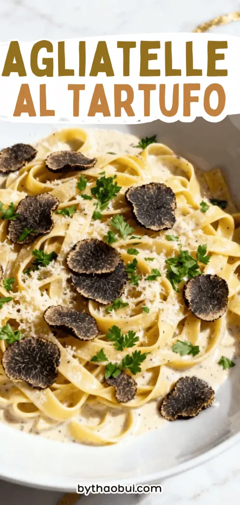 Some nights you just want a comforting meal that feels like something you'd order in Italy. Tagliatelle al Tartufo is made with fresh pasta, black truffle, and a rich truffle cream sauce for pasta that tastes elegant without being difficult. 🇮🇹🍝 Save this for your next Italian dinner when you're craving authentic comfort food.