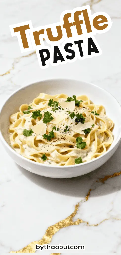 When I want dinner to feel special without making a complicated meal, this is always my first choice. Truffle Pasta combines fresh pasta with a creamy truffle sauce for pasta and Italian truffles for rich, classic flavor. 🇮🇹🍝 Save this Italian pasta recipe for your next cozy dinner at home.