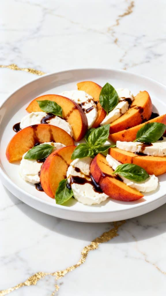 Peach Caprese Salad