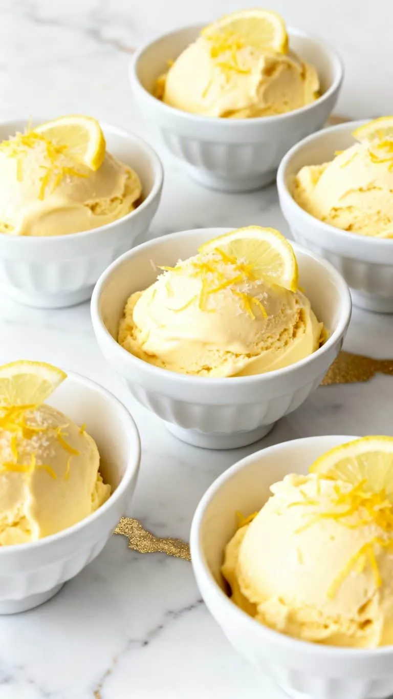 Classic Italian Lemon Gelato Recipe