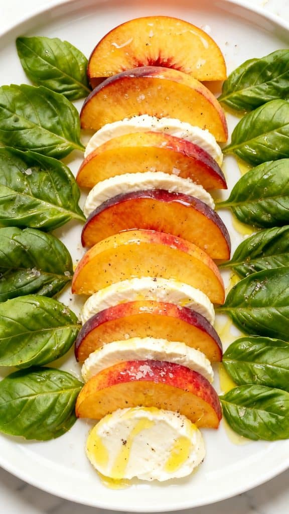 Peach Caprese Salad