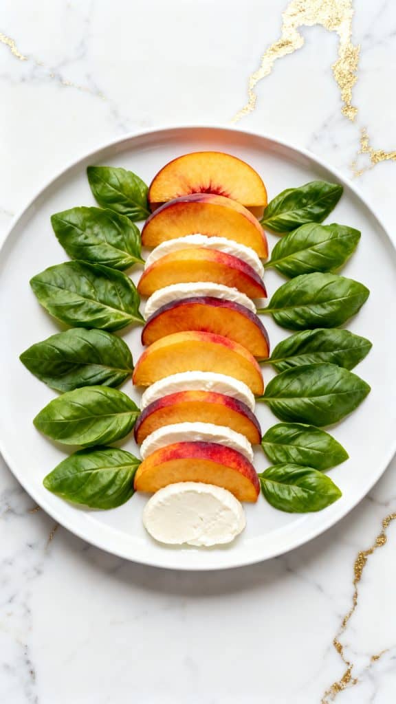 Peach Caprese Salad