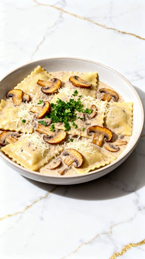 Mushroom Ravioli