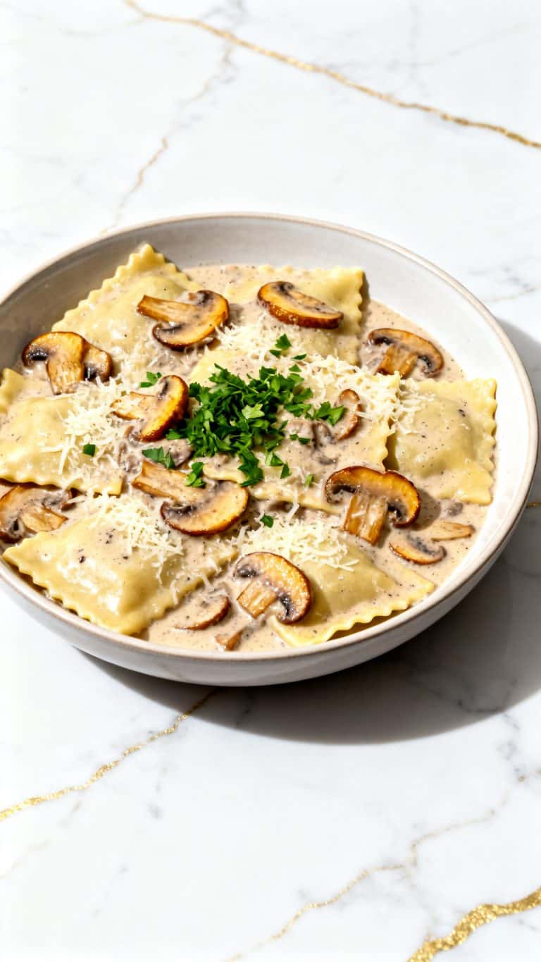 Mushroom Ravioli