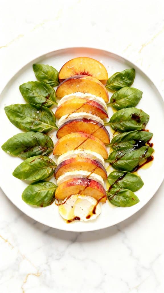 Peach Caprese Salad