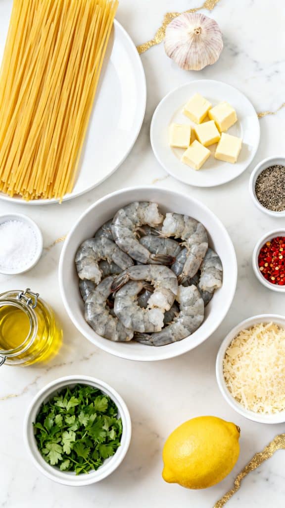 Garlic Butter Shrimp Pasta