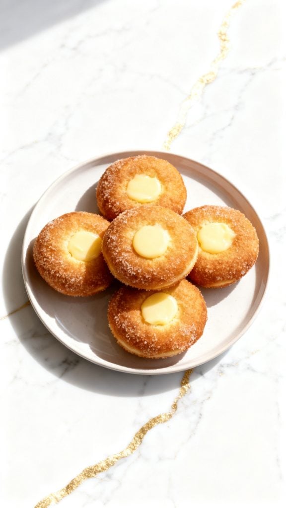 Italian Custard Bomboloni