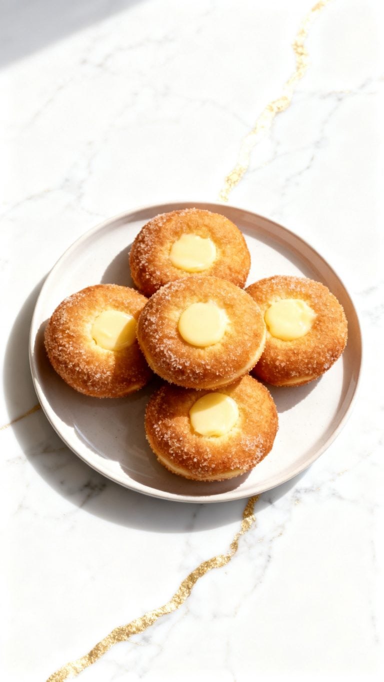 Italian Custard Bomboloni