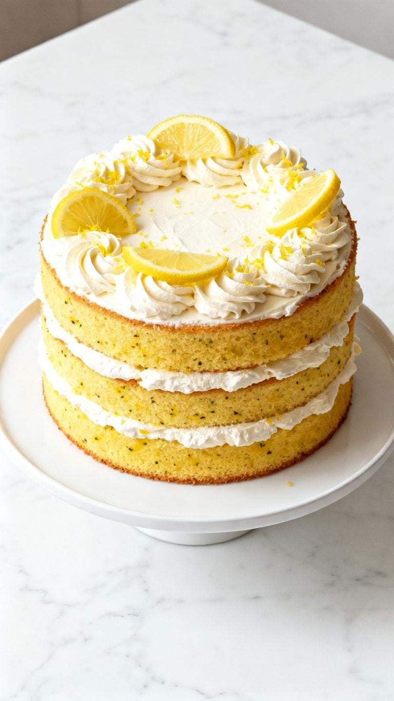 Luscious Lemon Chantilly Cake