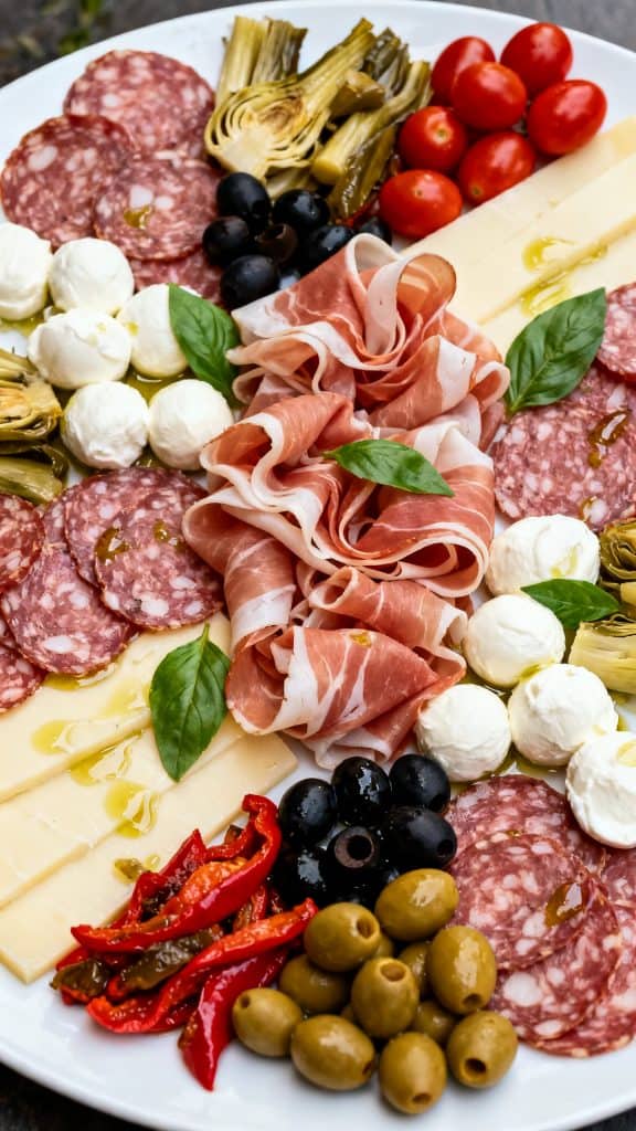 Italienische Antipasto-Platte