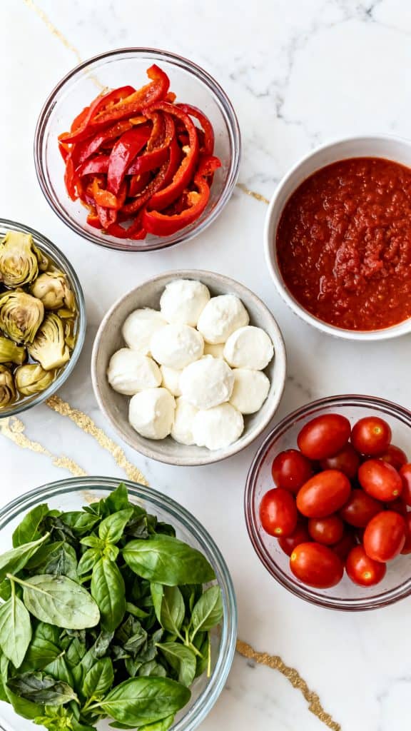 Italienische Antipasto-Platte