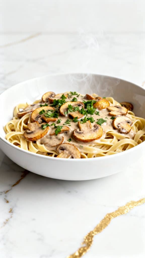Creamy Mushroom Pasta