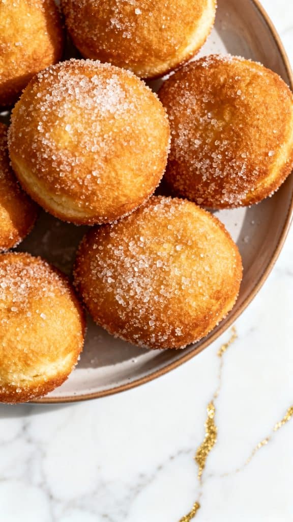 Italian Custard Bomboloni
