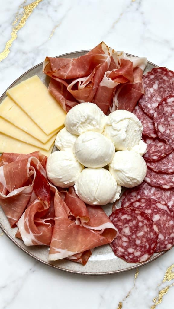 Italienische Antipasto-Platte
