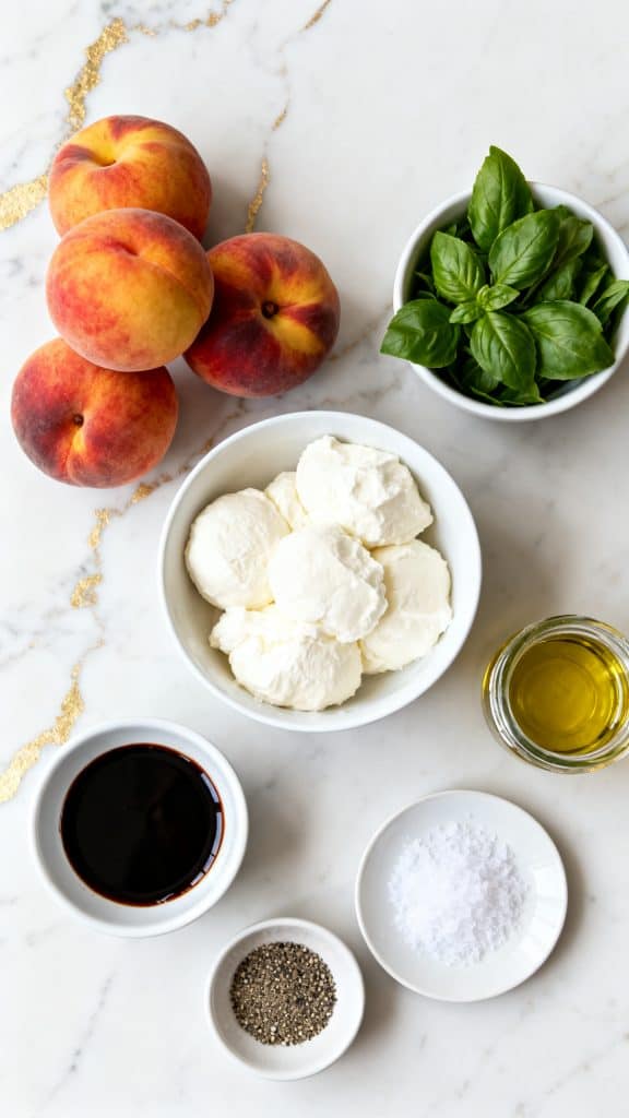 Peach Caprese Salad