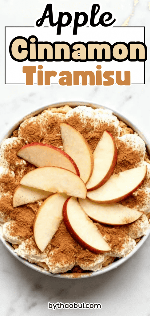 When you have a basket of apples and want something more exciting than another pie, this is always a fun choice. Apple Cinnamon Tiramisu combines soft cinnamon apples, mascarpone, and creamy layers into one of the best Apple Dessert Recipes with cozy Apple Desserts flavor everyone loves. 🍏 Save this Apple Tiramisu Recipe for your next fall baking day or weekend dessert!