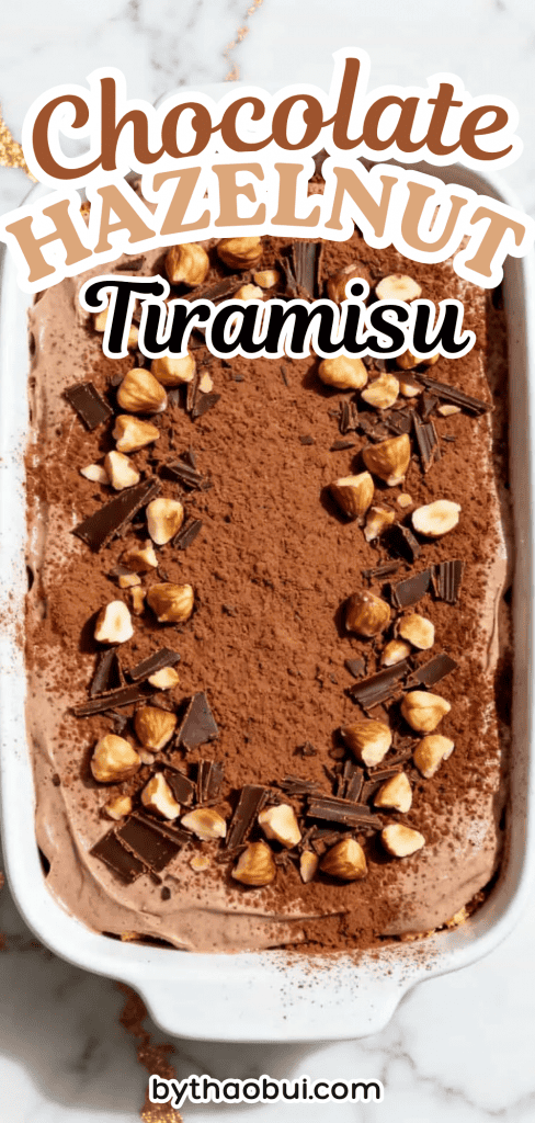 Nothing feels better than ending a cool fall evening with a rich homemade dessert that everyone gets excited about. Chocolate Hazelnut Tiramisu combines creamy mascarpone, chocolate hazelnut, and cocoa into an indulgent Italian Fall Dessert that's surprisingly easy to make. 🍁 Save this for your next cozy gathering if you love Easy Hazelnut Dessert and make ahead treats!