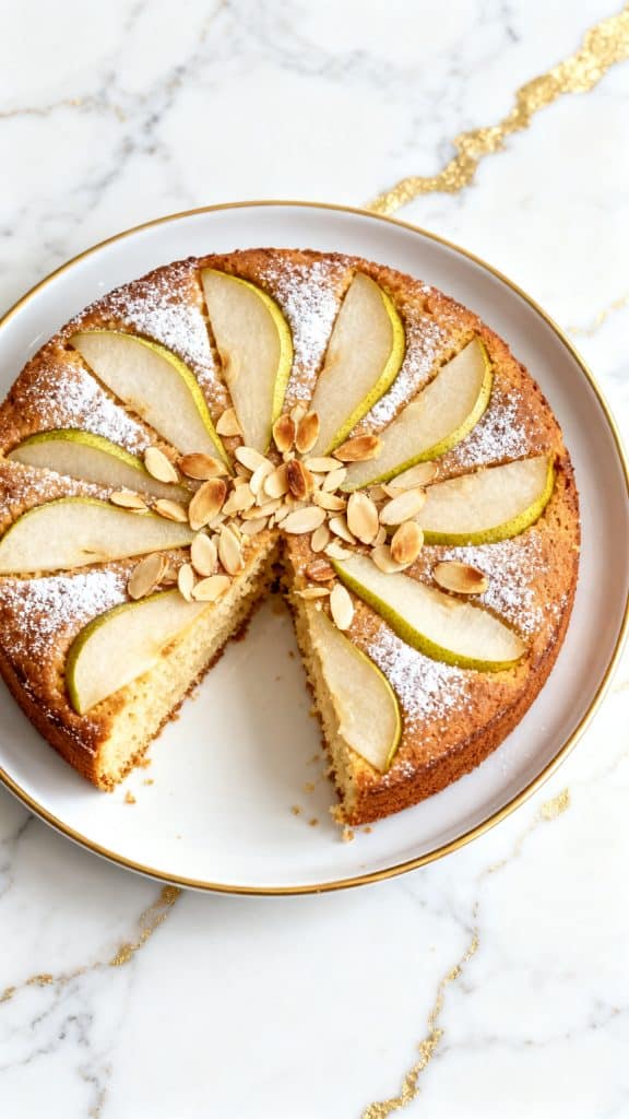 Pear and Almond Cake