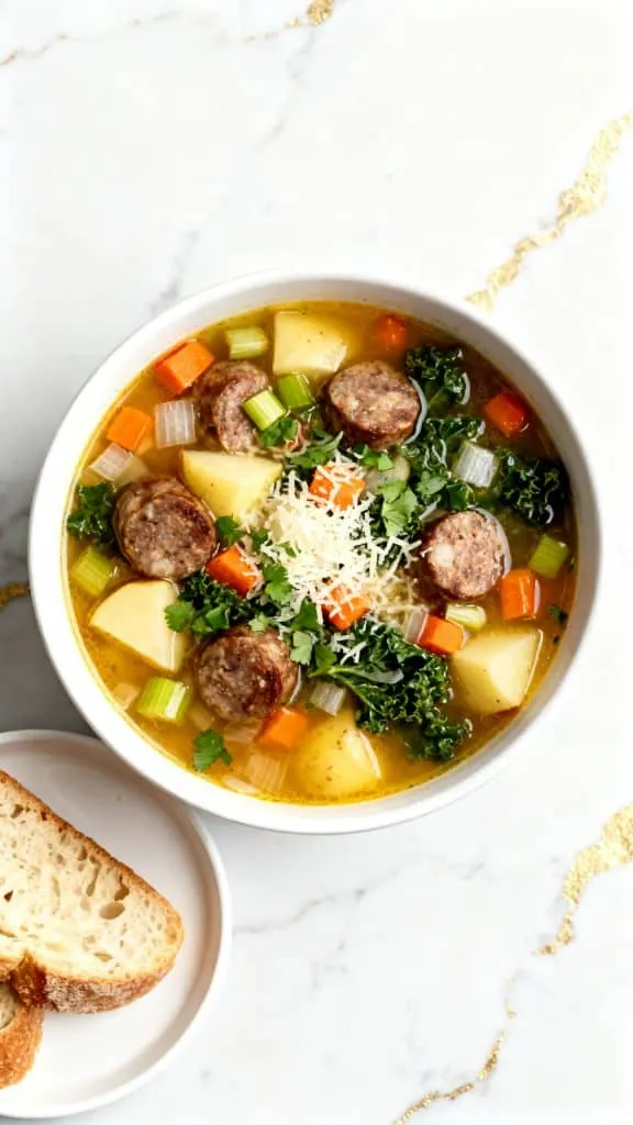 Italian Sausage and Kale Soup