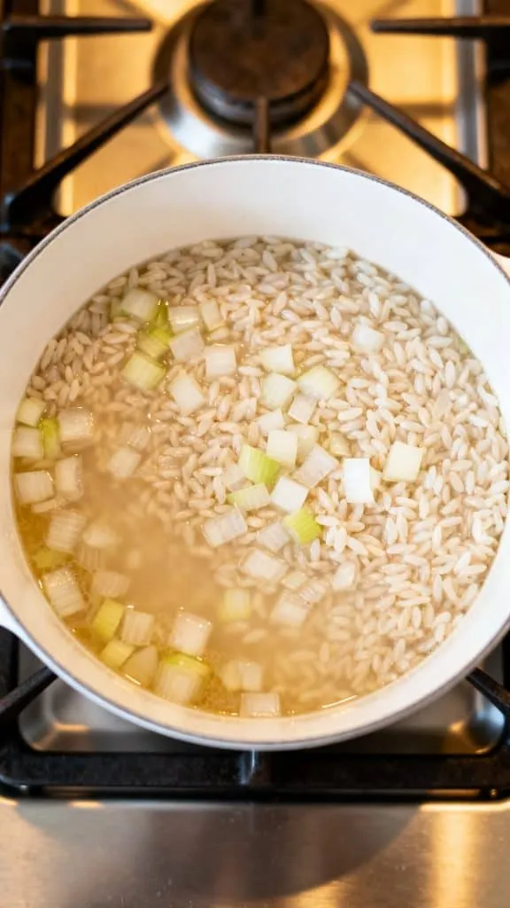 Pear and Gorgonzola Risotto
