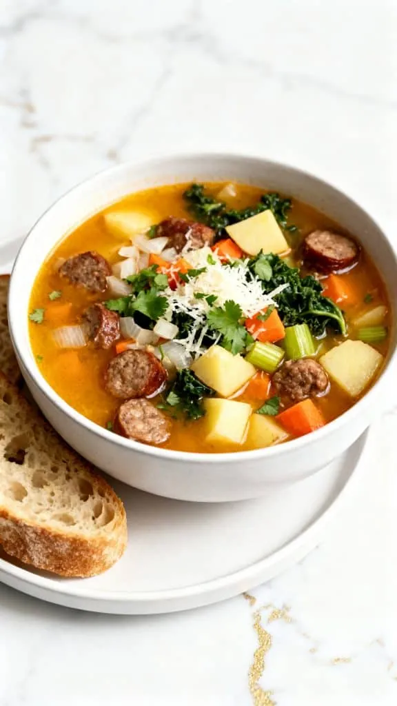 Italian Sausage and Kale Soup
