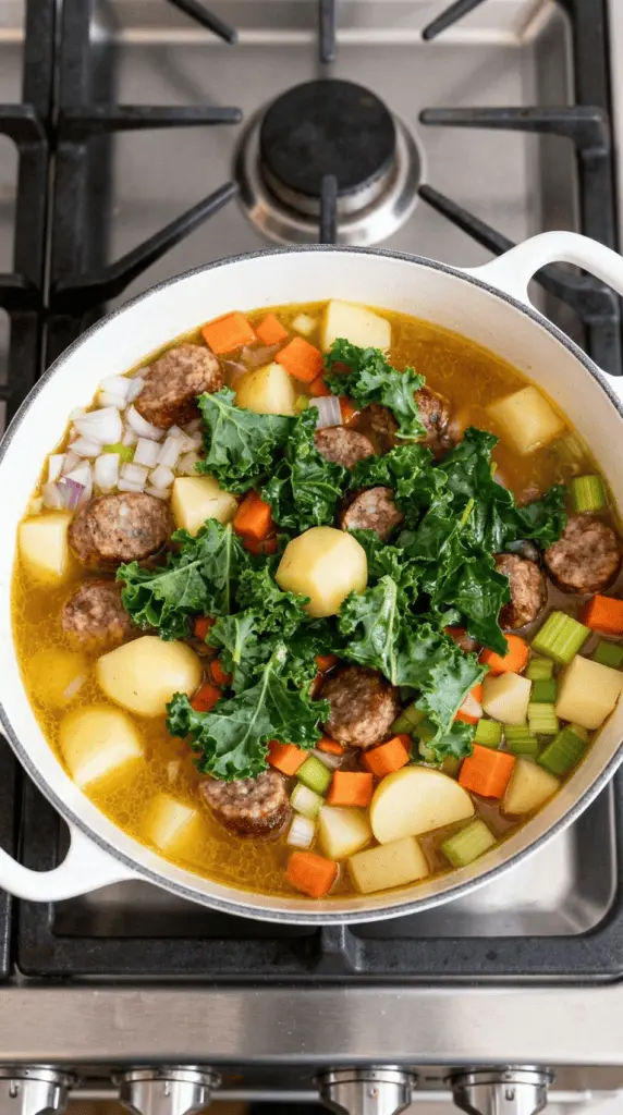 Italian Sausage and Kale Soup