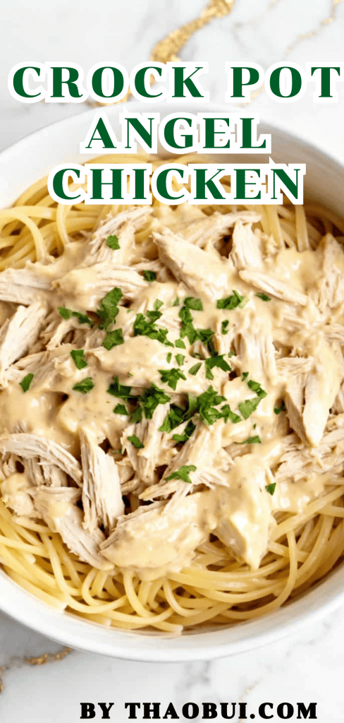 When you&rsquo;re craving creamy chicken but don&rsquo;t want to spend the evening standing over the stove, this cozy meal hits the spot. Crock Pot Angel Chicken: Easy, Creamy Slow Cooker Dinner brings together tender chicken breast and creamy sauce for one of those Easy Crock Pot Recipes With Chicken that makes a comforting Homemade Dinner. 🍗 Save this for your next Chicken Dinner In Crockpot when you need something warm, simple, and satisfying! 📌