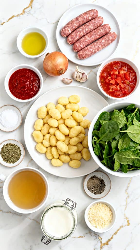 Creamy Italian Sausage Gnocchi Soup