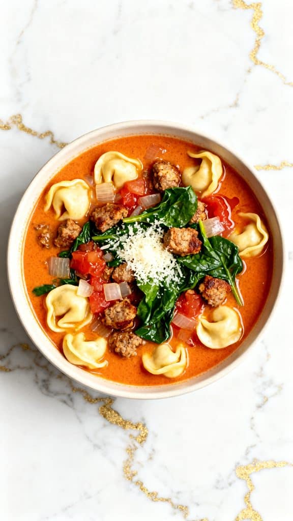 Sausage Tortellini Soup